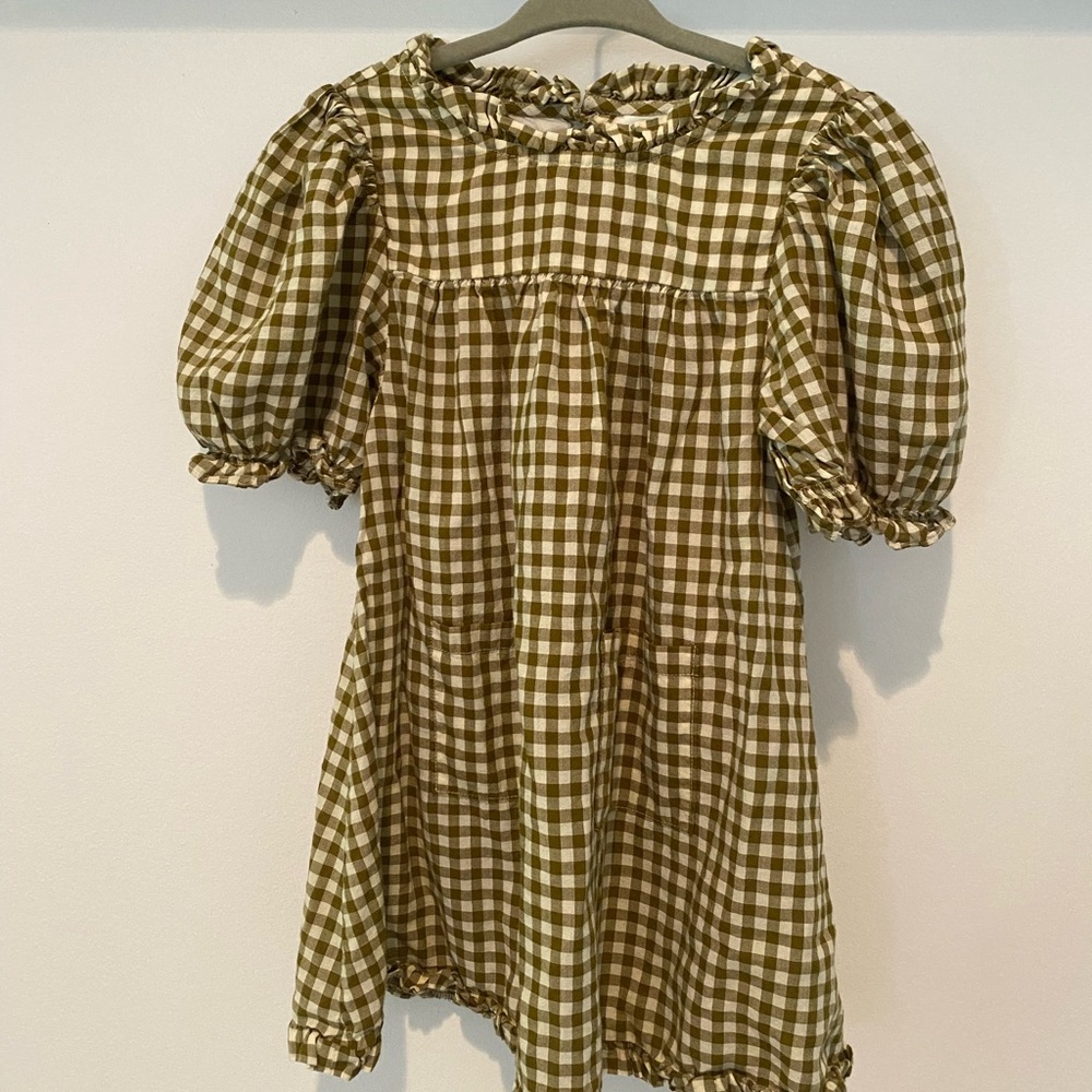 Dôen child’s gingham cotton dress, size 4